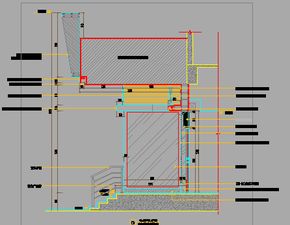 某肯德基店装修施工图纸免费下载 建筑装修图